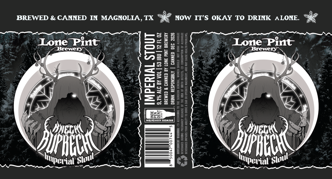 TABC label artwork for Knecht Ruprecht Imperial Stout