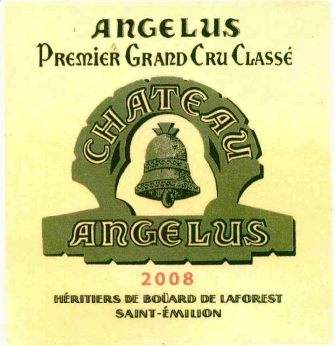 TABC label artwork for CHATEAU ANGELUS RED BORDEAUX SAINT EMILION GRAND CRU