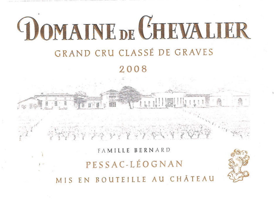 TABC label artwork for DOMAINE DE CHEVALIER RED BORDEAUX PESSAC-LEOGNAN