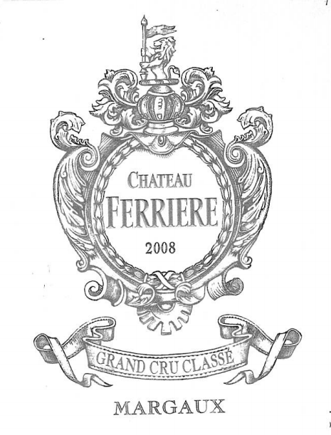 TABC label artwork for CHATEAU FERRIERE MARGAUX