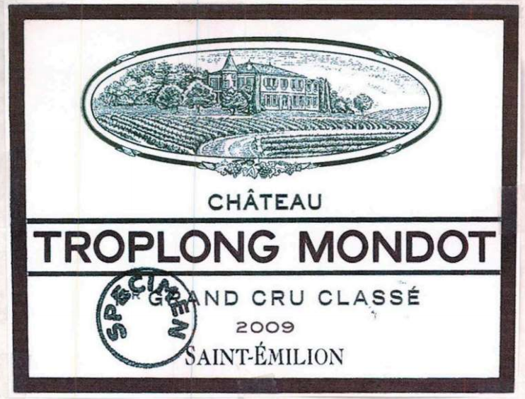 TABC label artwork for CHATEAU TROPLONG MONDOT GRAND CRU CLASSE
