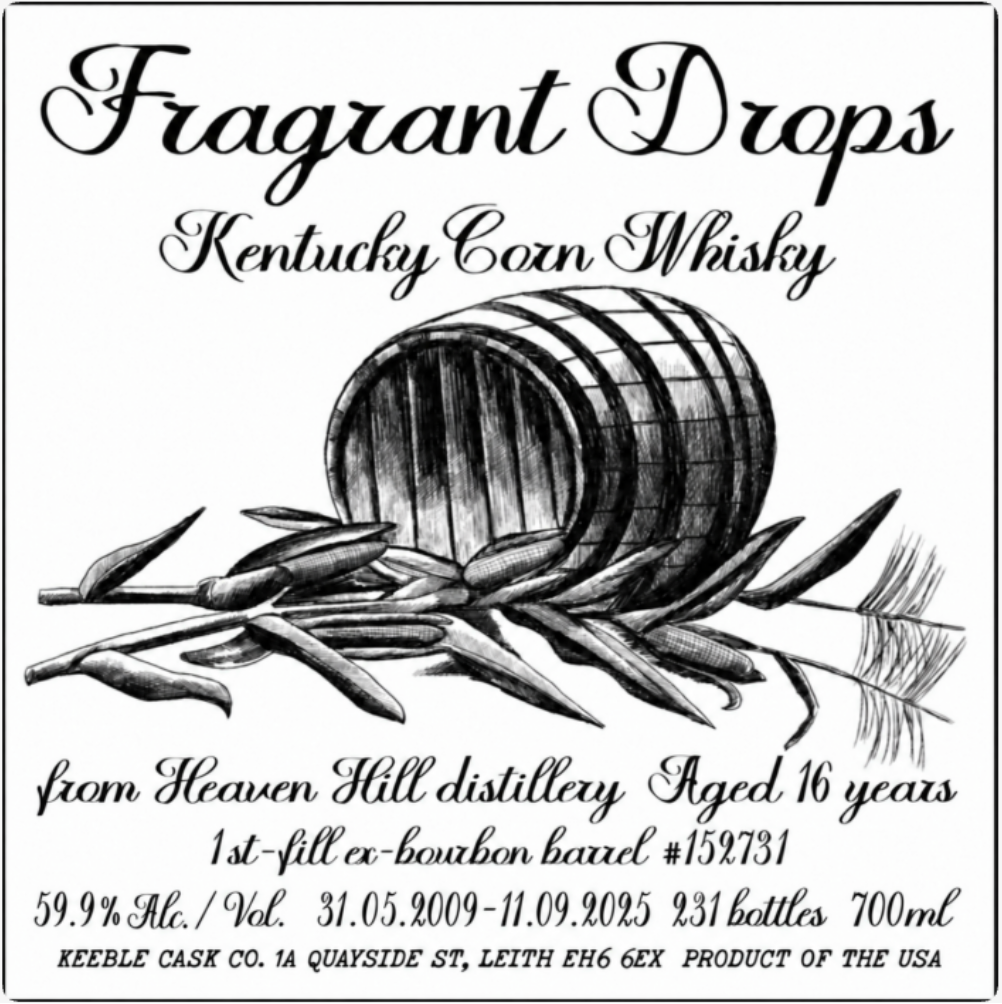 TABC label artwork for FRAGRANT DROPS HEAVEN HILL