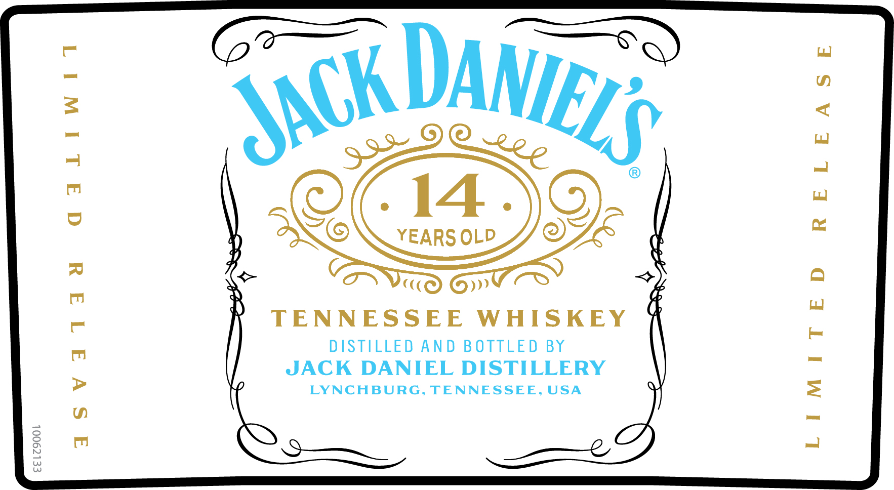 TABC label artwork for Jack Daniel's 14 Years Old Batch 3