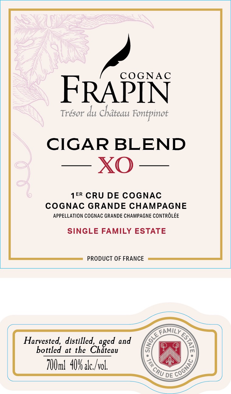 TABC label artwork for COGNAC FRAPIN CIGAR BLEND