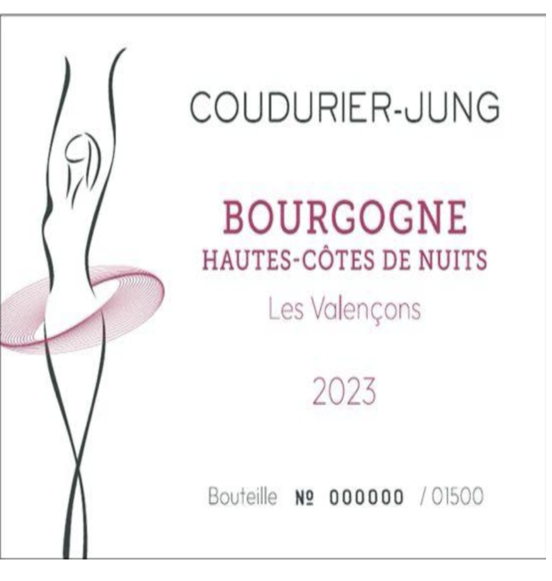 TABC label artwork for COUDURIER JUNG LES VALENCONS