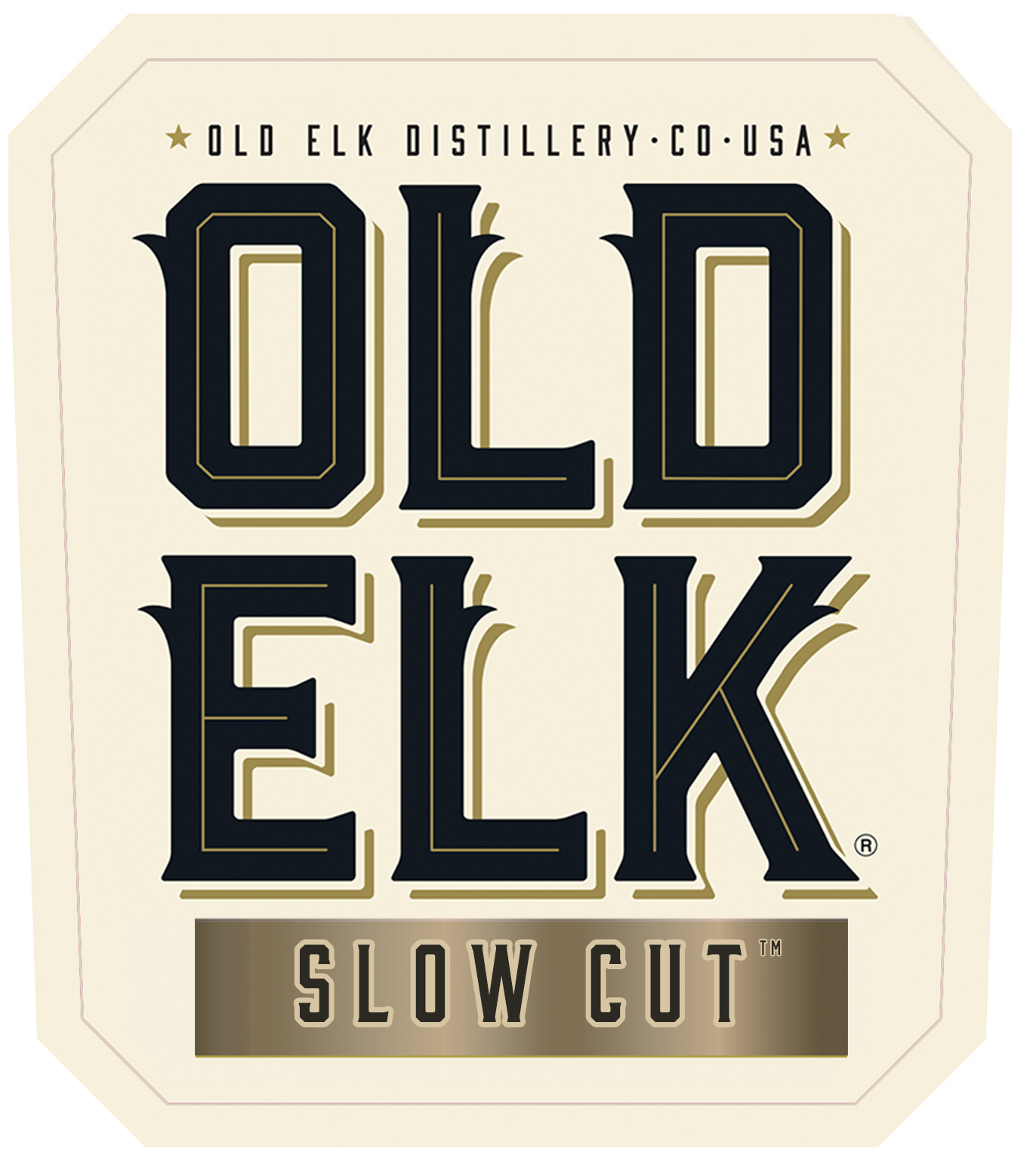 TABC label artwork for Old Elk Slow Cut Blended Straight Bourbon