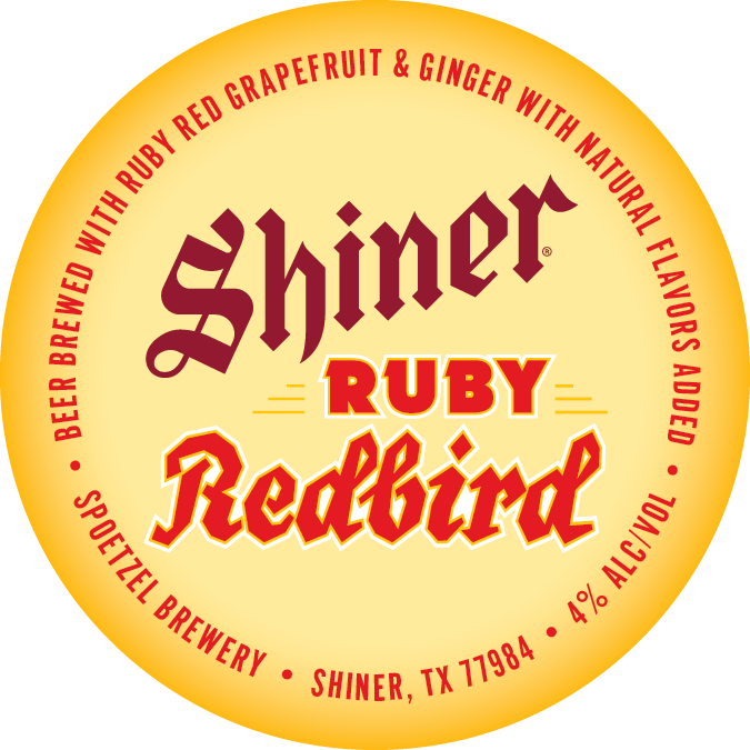 TABC label artwork for Shiner Ruby Redbird