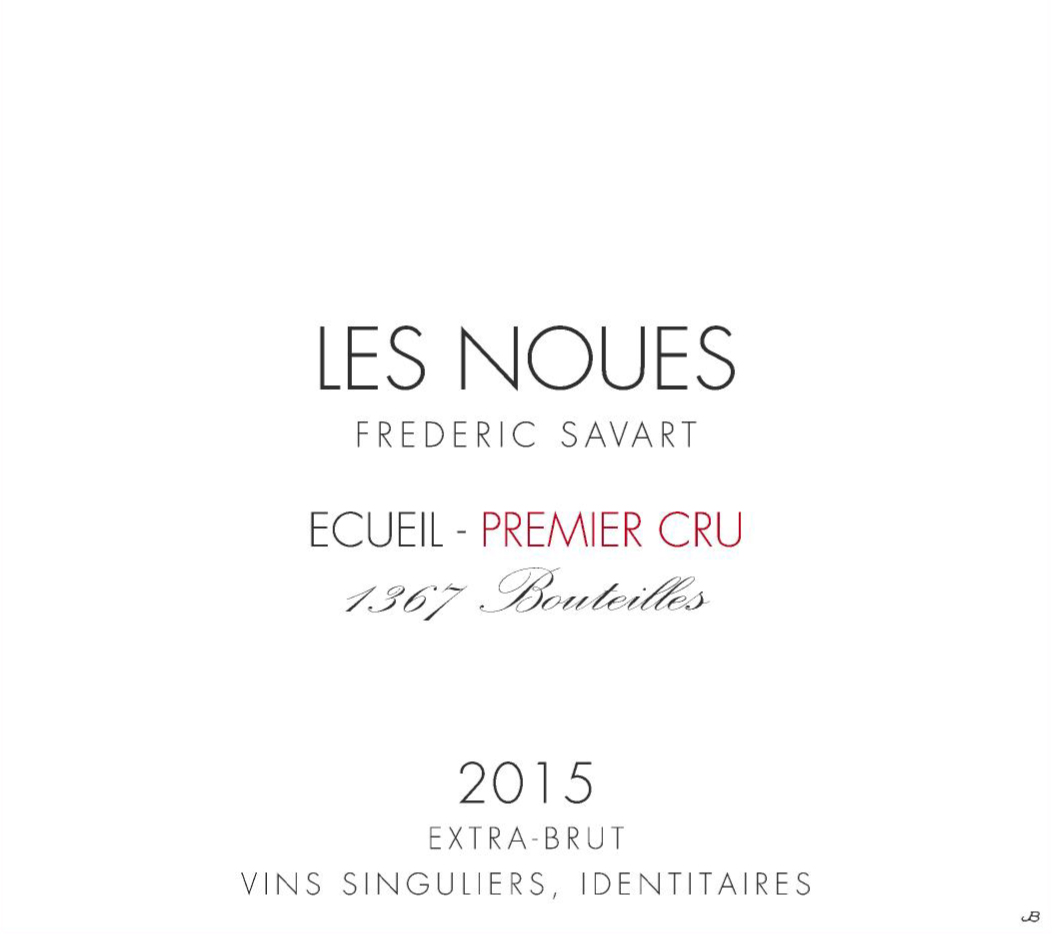 TABC label artwork for Frederic Savart Les Noues