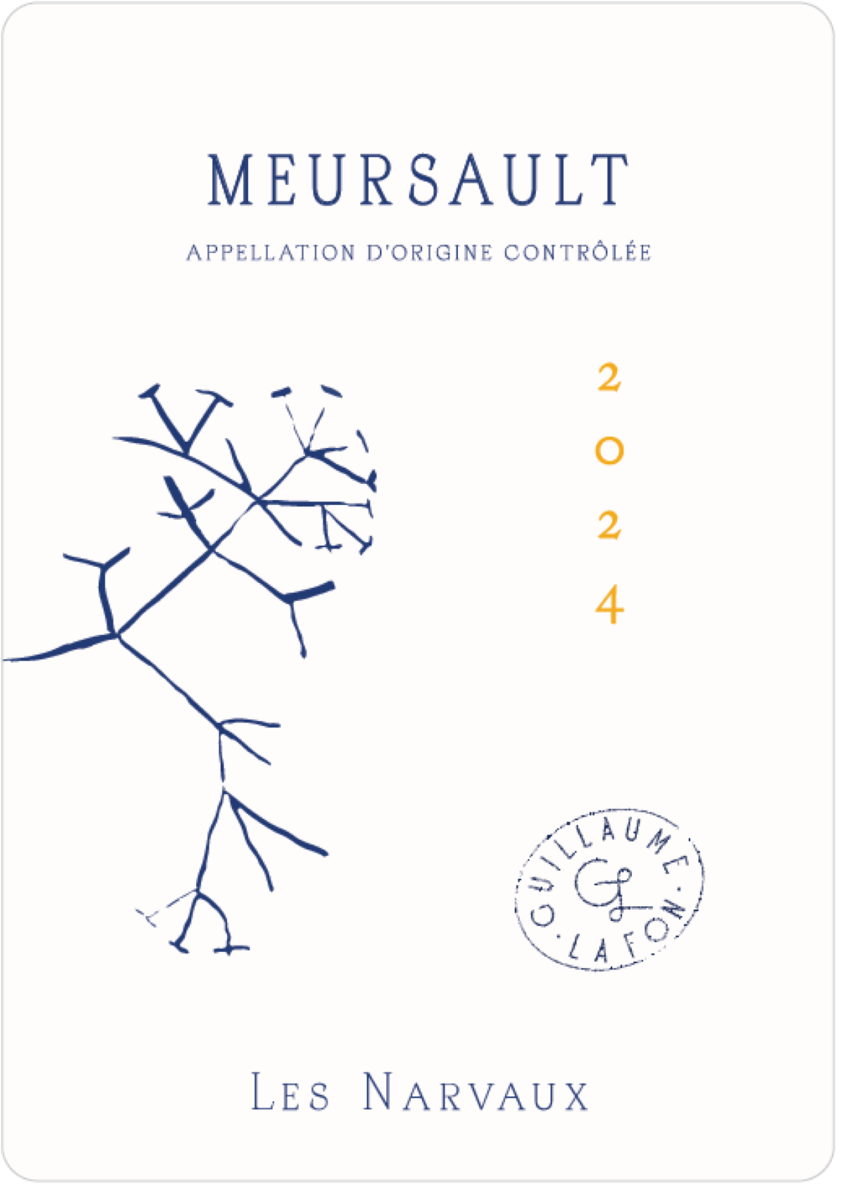 TABC label artwork for Guillaume Lafon Les Narvaux