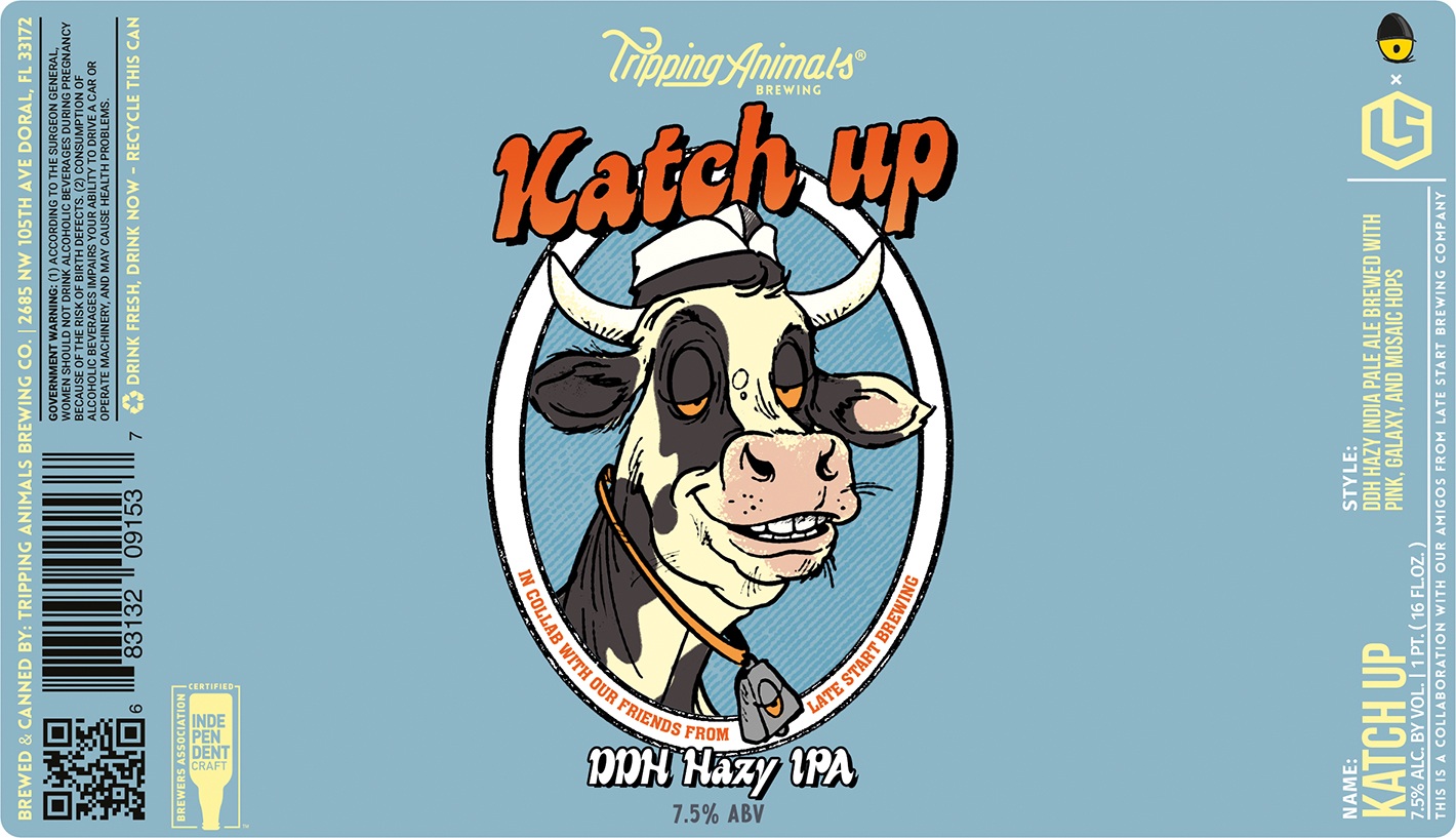 TABC label artwork for Katch Up