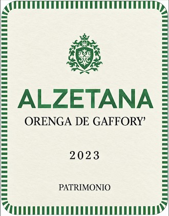 TABC label artwork for Domaine Orenga De Gaffory