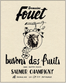 TABC label artwork for Domaine Fouet Buvons des Fruits