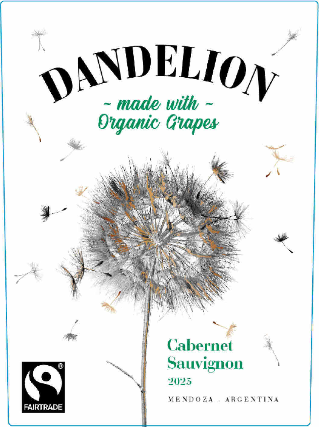 TABC label artwork for Dandelion Mendoza Cabernet Sauvignon
