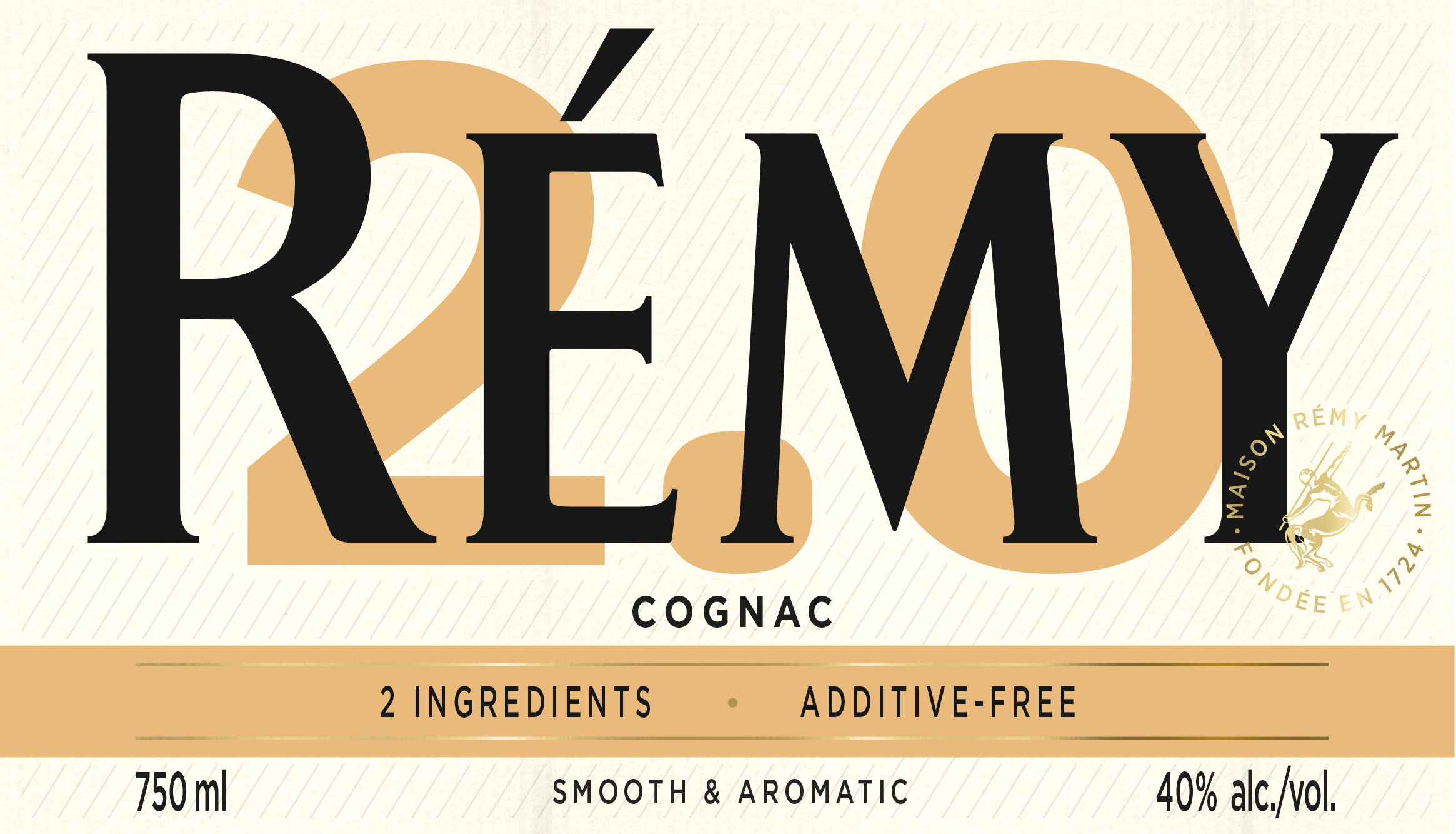 TABC label artwork for Remy Cognac 2 Ingredients
