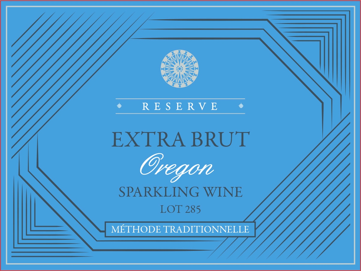 TABC label artwork for Trader Joe's Extra Brut Oregon