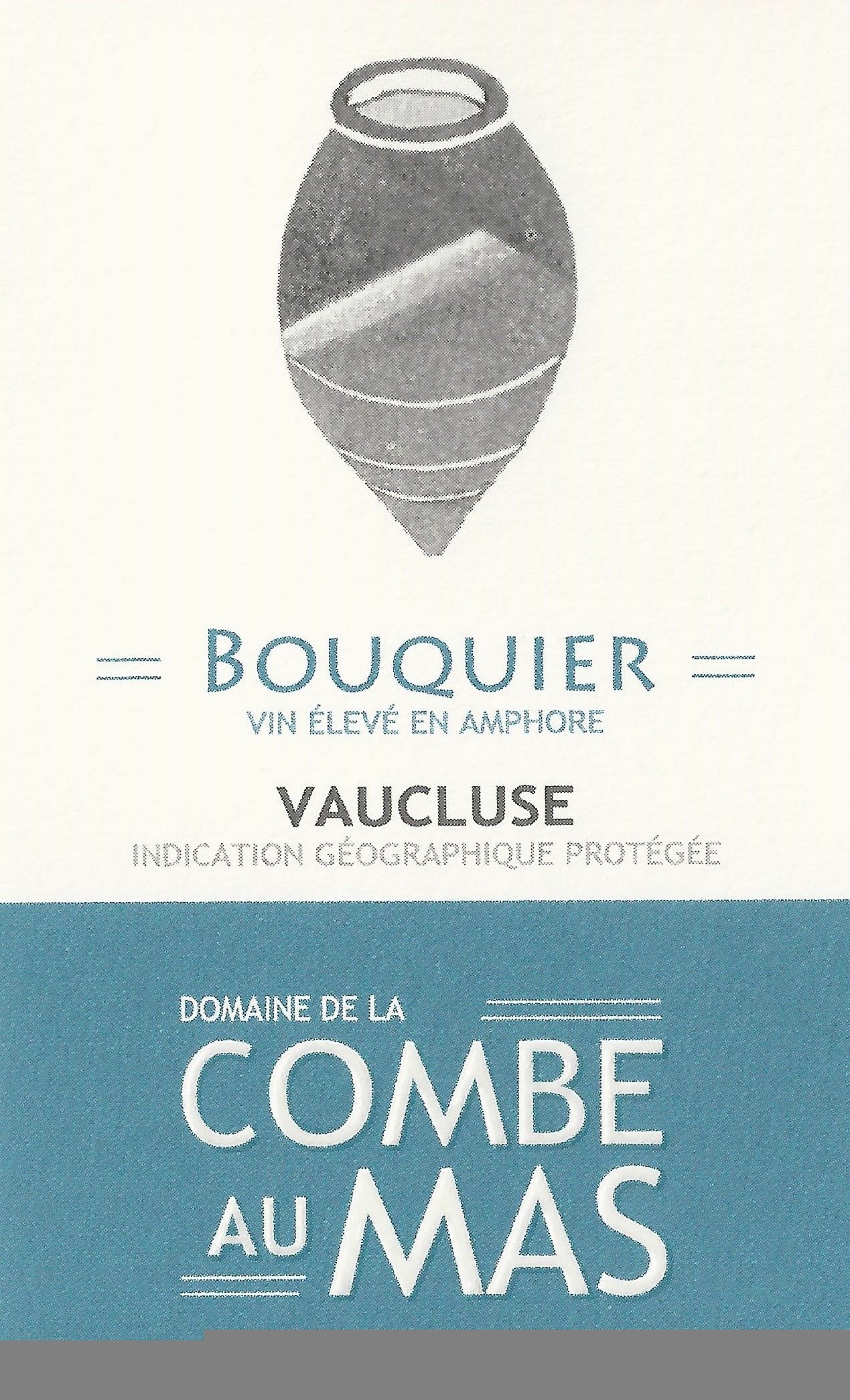 TABC label artwork for Domaine De La Combe Au Mas Bouquier