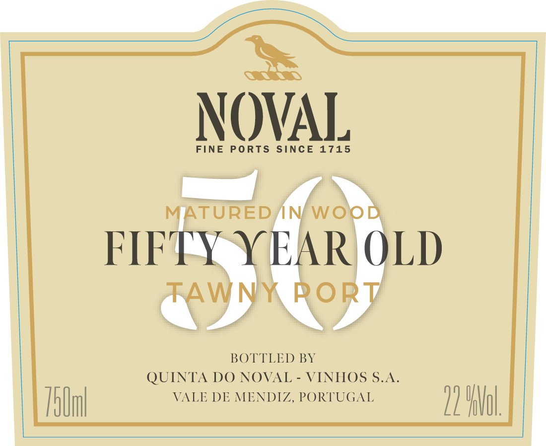 TABC label artwork for Noval 50YR Tawny Port 750ml 3pk 22ABV VINTUS