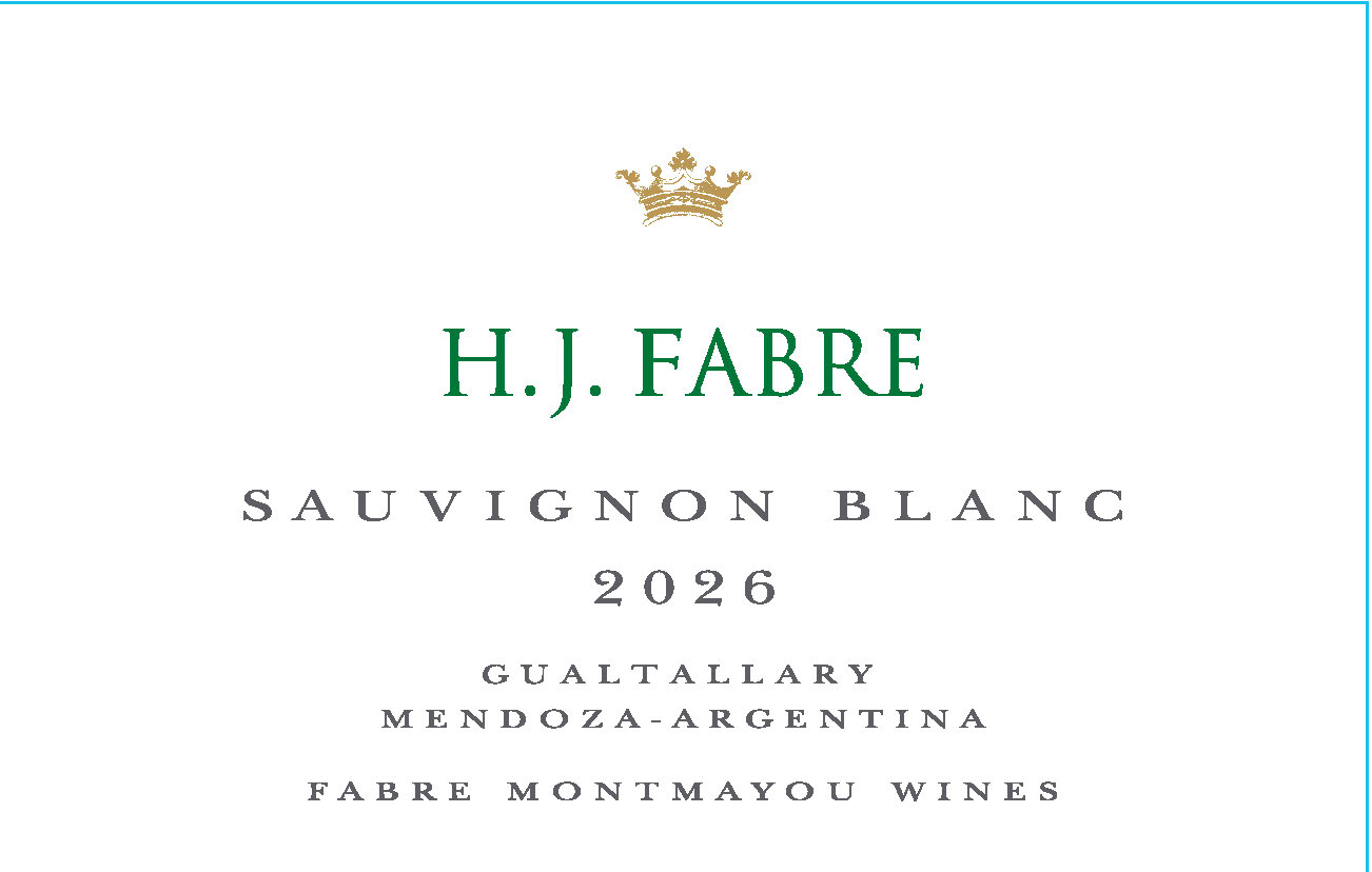 TABC label artwork for HJ Fabre 2026 Sauvignon Blanc