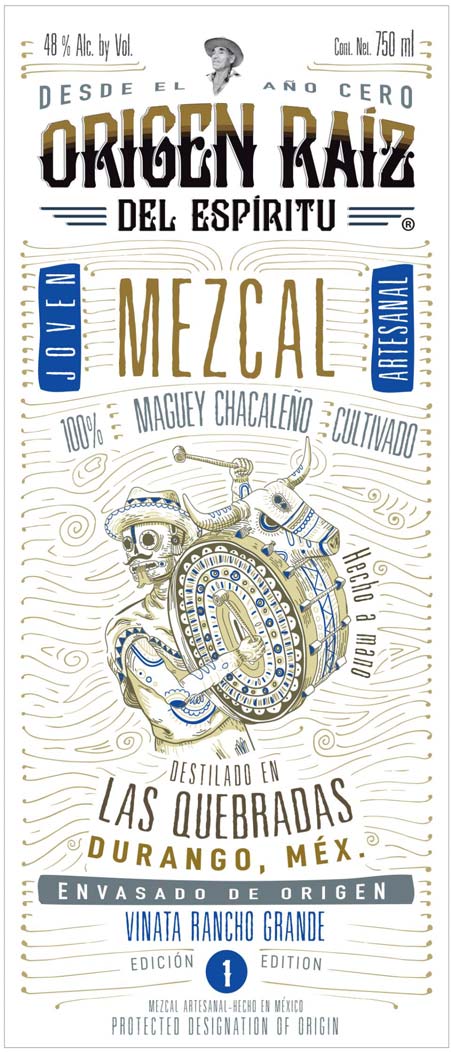 TABC label artwork for Origen Raiz Chacaleno